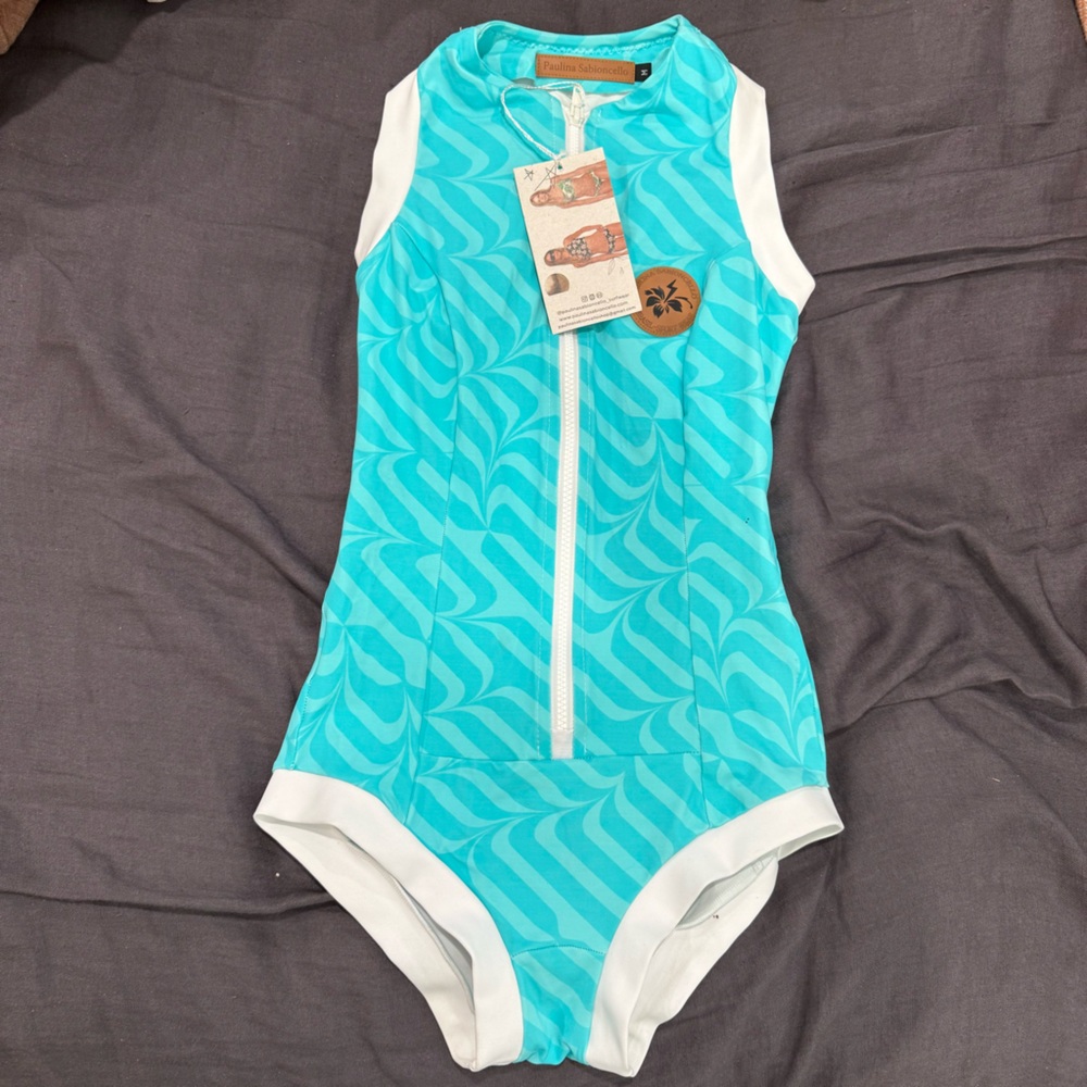 NWT Paulina Sabioncello swimsuit with zipper size M